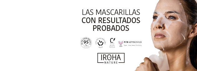 Iroha Mascarilla Tisu Rostro y Cuello Colágeno & Ácido Hialurónico