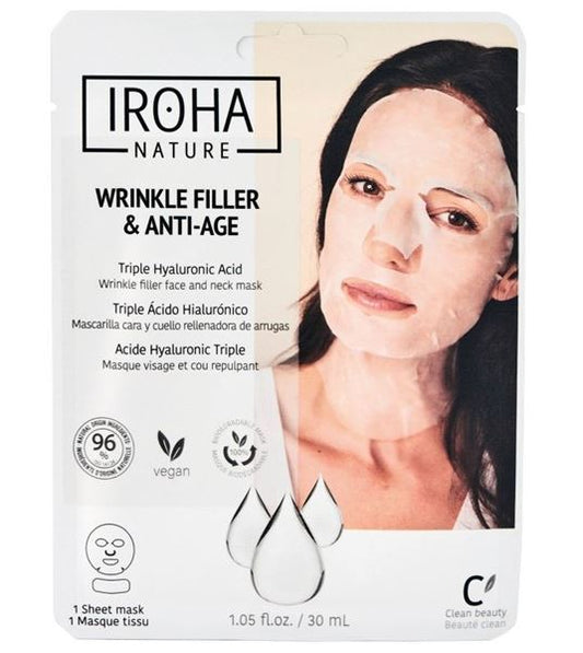 Iroha Mascarilla Tisu Triple Ácido Hialurónico
