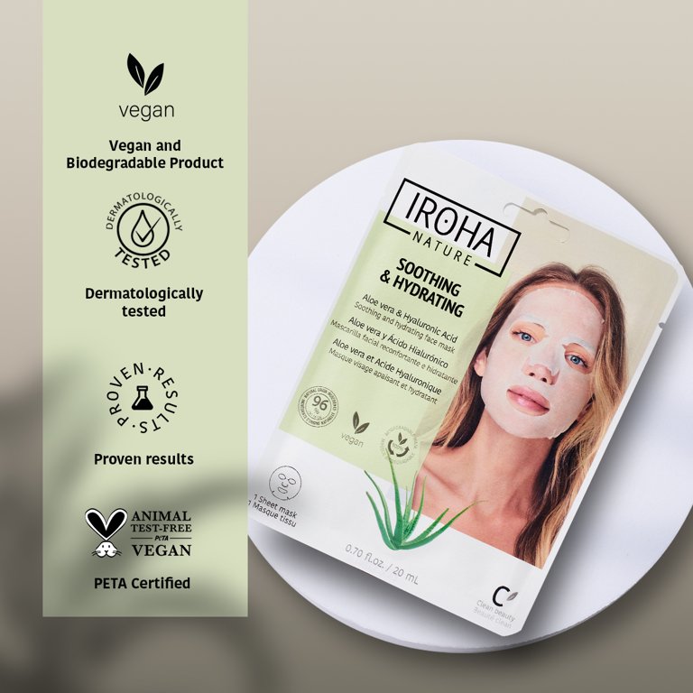 Iroha Mascarilla Tisu Hidratante Aloe Vera