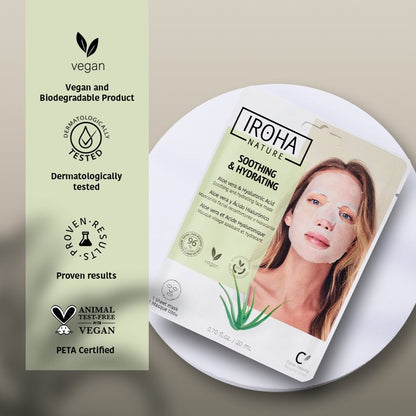 Iroha Mascarilla Tisu Hidratante Aloe Vera